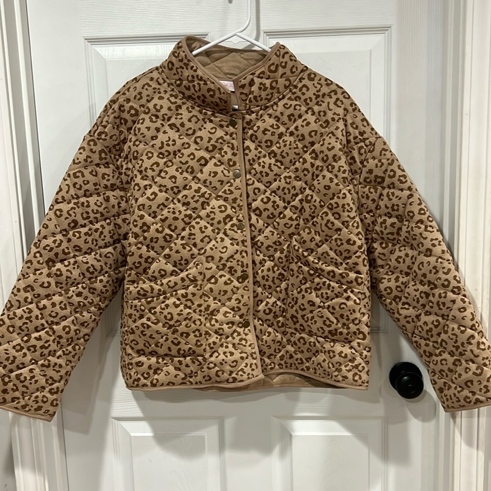 Cheetah print jacket